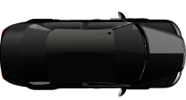 Luxury black car